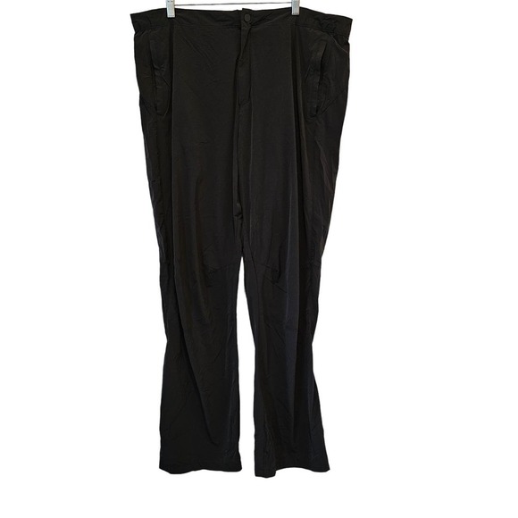 Pashko Pants Black XXL Stretch Minimalist Modern Casual Traveler Lightweight 2X - Picture 1 of 8